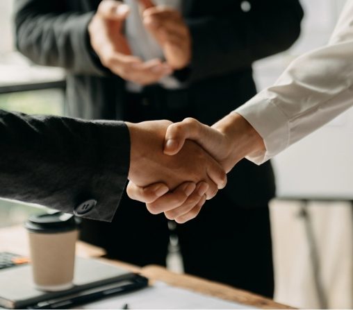 Shaking hands Photo